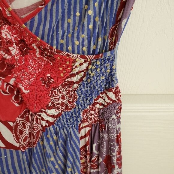 Anthropologie Mixed Pattern Top Size XS - Picture 4 of 12